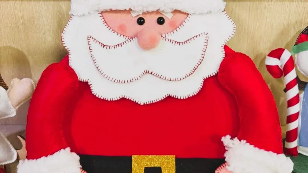 Imagem sousplat papai noel faca voce mesmo do artigo Sousplat do Papai Noel - Faça Você Mesmo