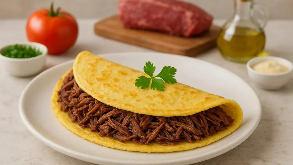 Imagem Crepioca de fraldinha do artigo Chef no Ar: Crepioca de Fraldinha