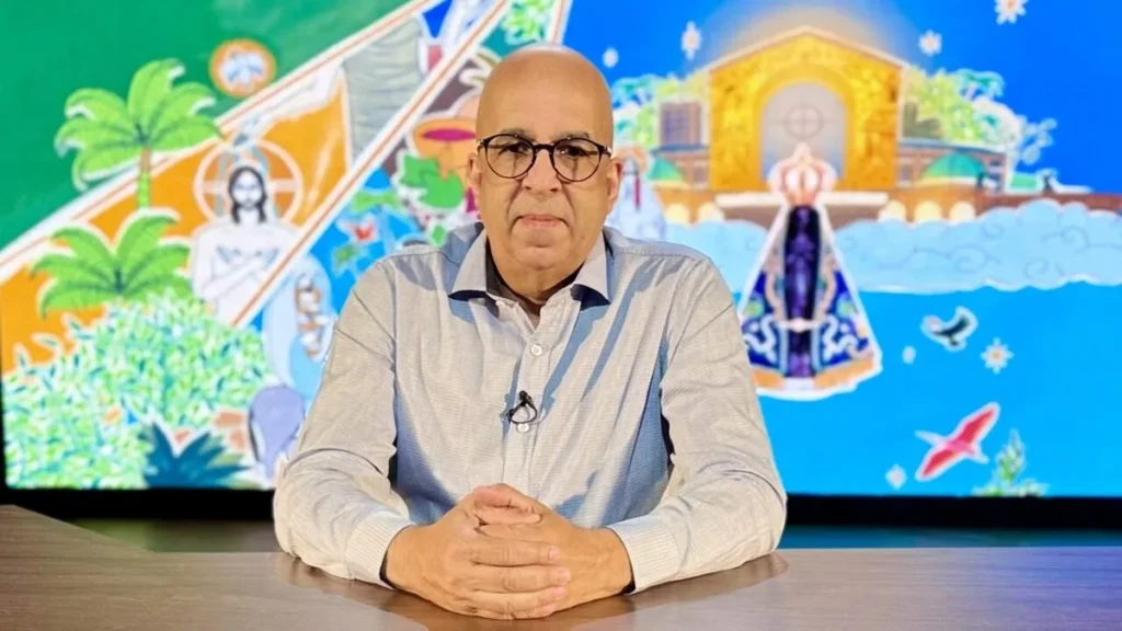 Imagem Padre Mauro Vilela do artigo Reveja: Diálogos reflete sobre o tema da Novena e Festa da Padroeira 2025