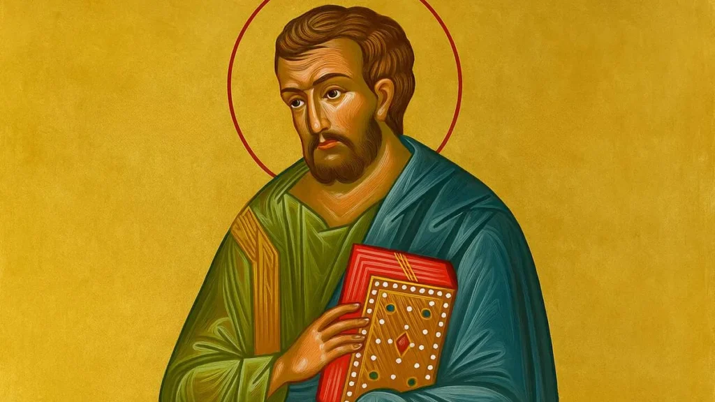 Imagem Sao Lucas evangelista do artigo São Lucas e sua profunda ligação com a Virgem Maria