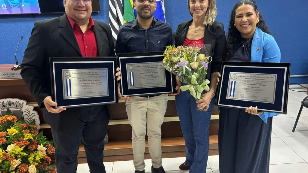 Imagem Rede Aparecida de Comunicacao foi homenageada pelo seu trabalho em prol da informacao evangelizacao e servico a comunidade do artigo Rede Aparecida é homenageada por sua excelência na comunicação