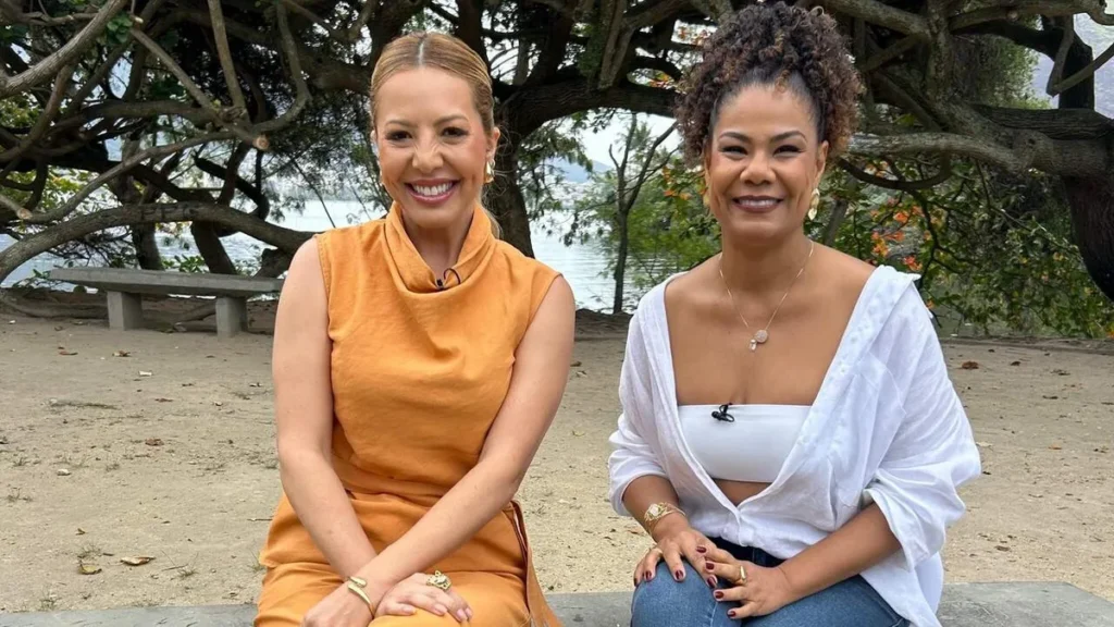 Abiane Souza encontra Ediane Ribeiro, psicóloga especializada em traumas (Crédito: Produção TV Aparecida)