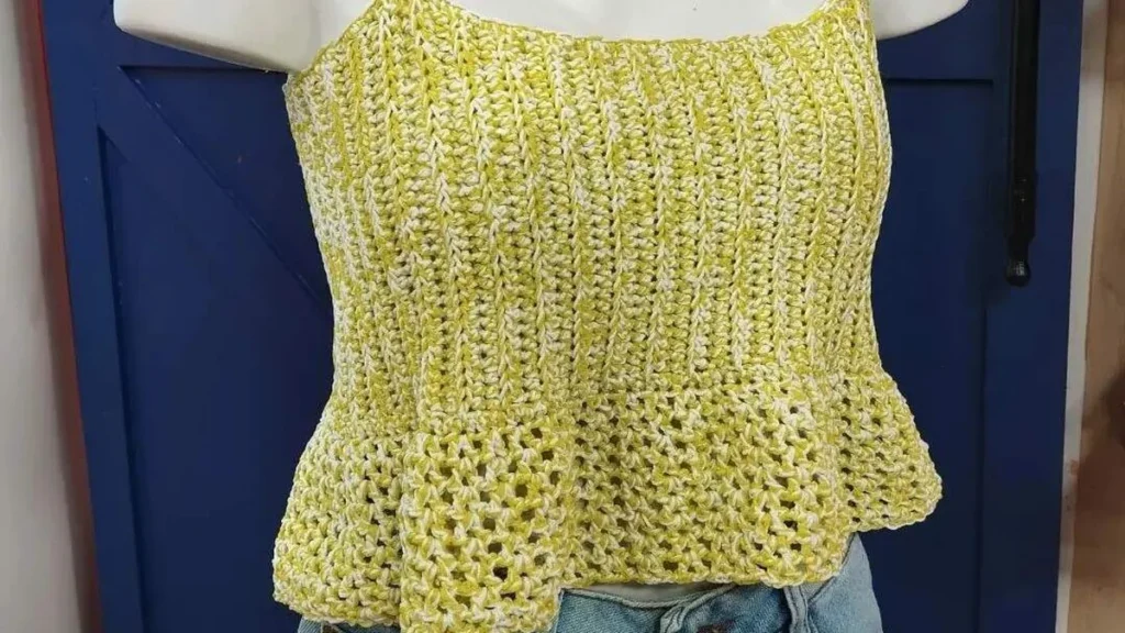 Imagem top cropped croche do artigo Top Cropped em Crochê (Fio Verano) - Faça Você Mesmo