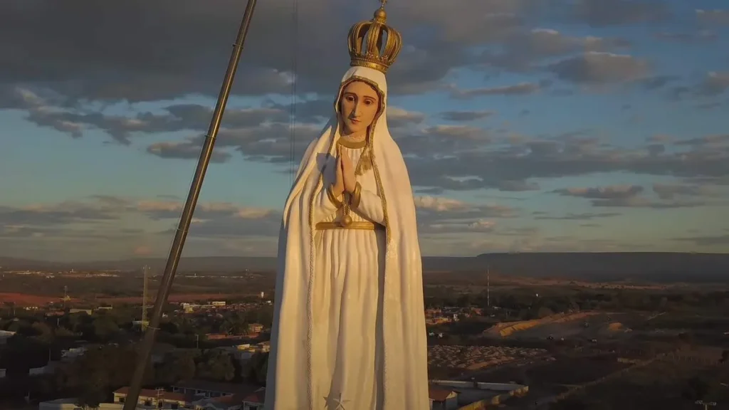 Imagem Monumento de Nossa Senhora de Fatima em Crato do artigo Imagem de Nossa Senhora de Fátima de 54 metros será inaugurada