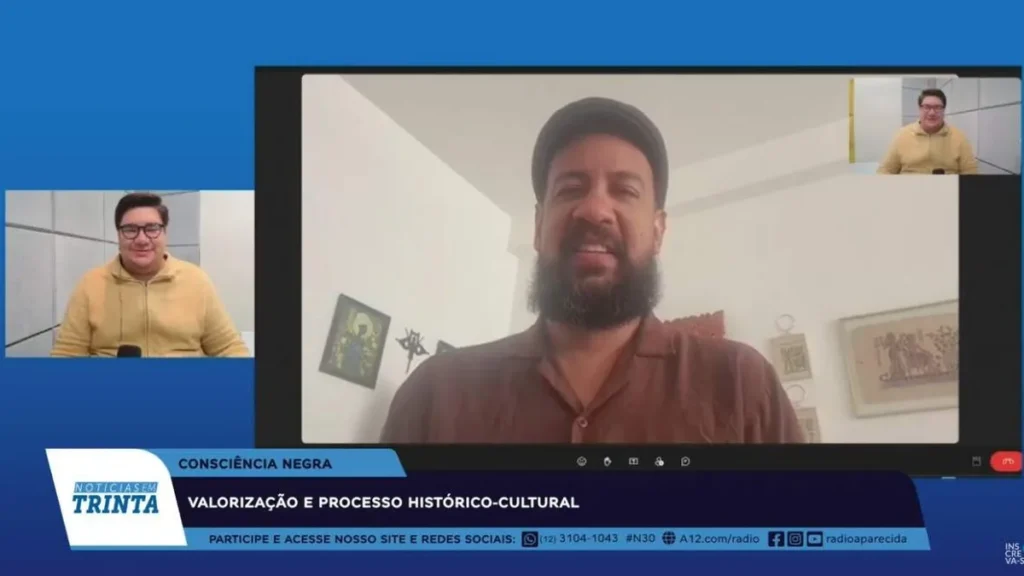 Imagem Guilherme Soares em entrevista ao N30 Mes da Consciencia Negra do artigo N30 inicia série de entrevistas no Mês da Consciência Negra
