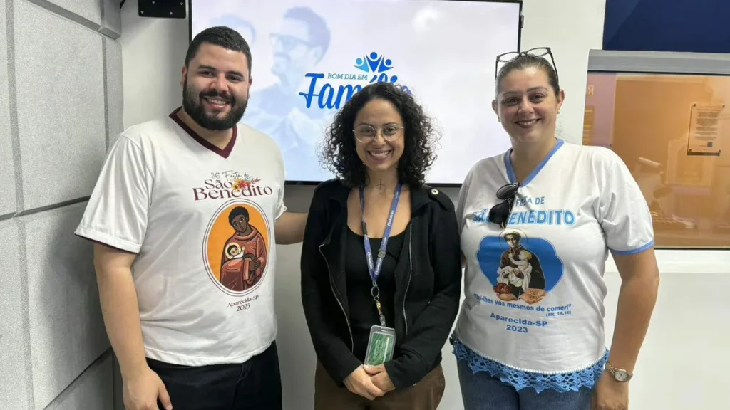 Imagem Entrevista sobre a Festa de Sao Benedito 2026 no om dia em familia do artigo São Benedito: o santo do povo, o missionário do amor