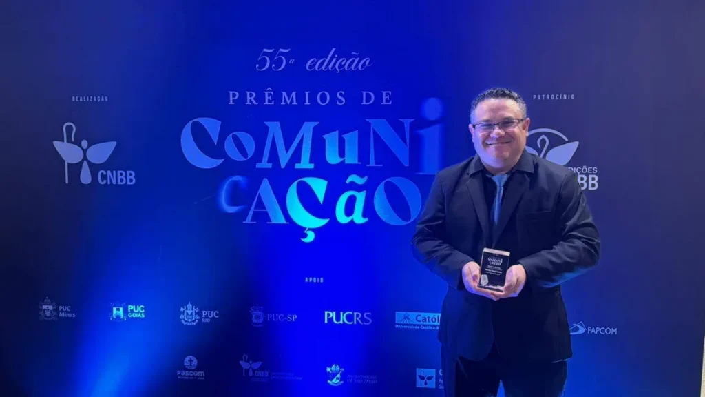 Imagem Produtor da RA Marcos Tiago do artigo Rádio Aparecida vence prêmio da CNBB com especial "Utopia"
