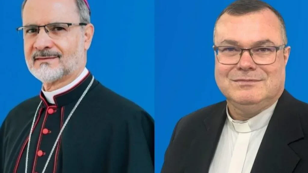 Imagem Nomeacao Dom Mol e Dom Meurer Santos e Lages do artigo Papa Leão XIV confirma novas nomeações de bispos no Brasil
