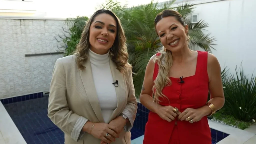 Tania Mara recebe Abiane Souza para uma conversa muito especial (Crédito: Produção TV Aparecida)