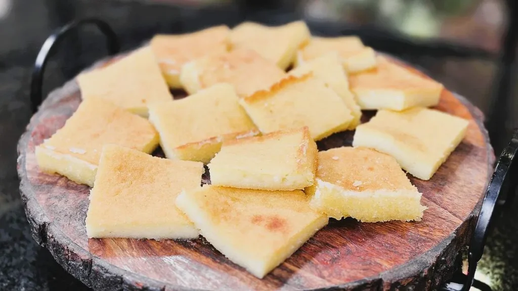 Imagem bolo de mandioca sabor de vida do artigo Bolo de Mandioca com Doce de Banana - Sabor de Vida