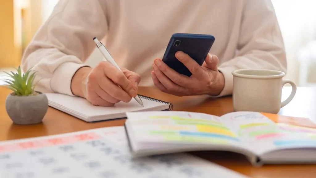 Imagem organizacao do artigo Rotina organizada: veja dicas práticas para começar