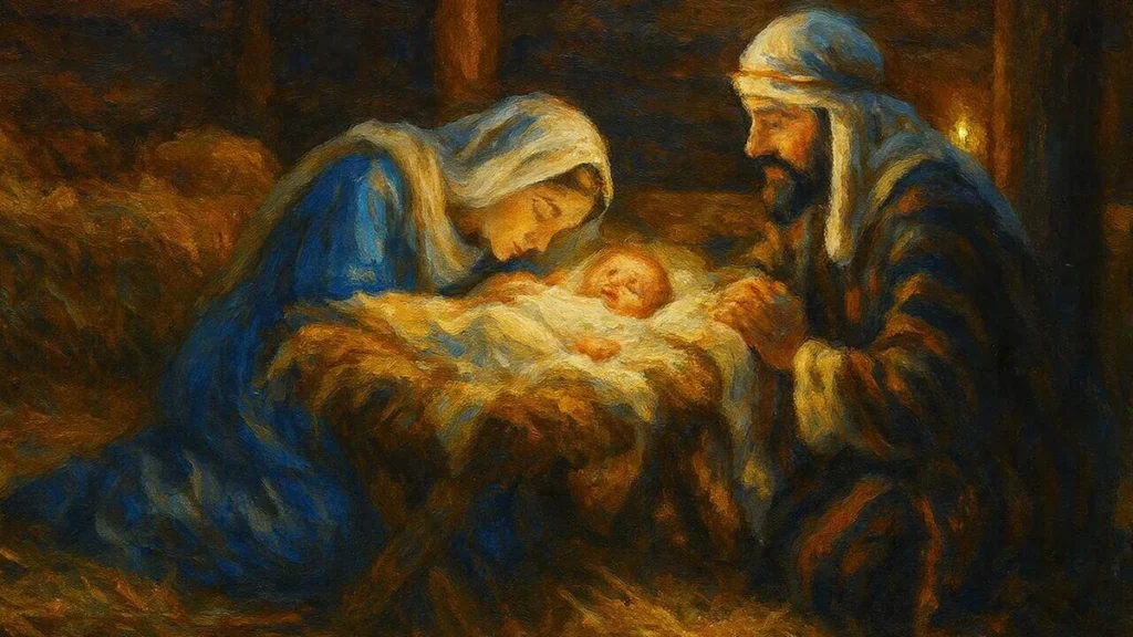 Imagem natal presepio pintura menino jesus do artigo Um convite para o Natal: o amor de Deus em nossas vidas