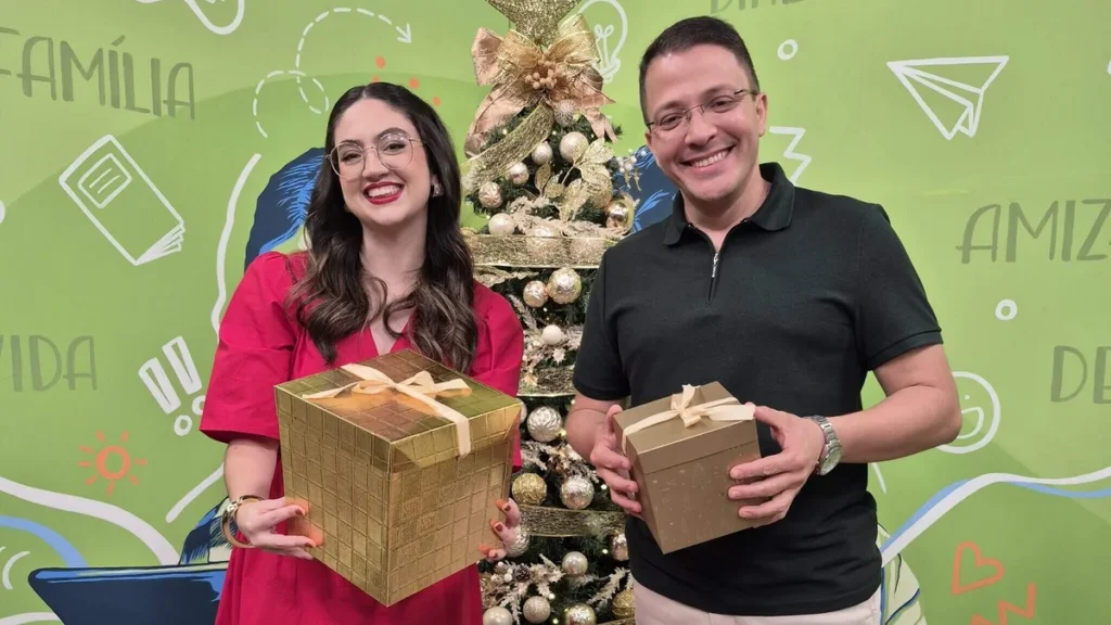 Imagem CPF Natal Juana Tannus TV Aparecida 1 do artigo "Conectados pela Fé" desta o Natal e suas tradições