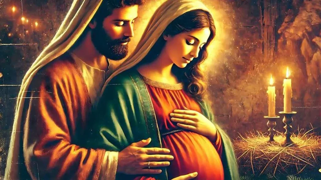 Imagem sao jose e maria gravida sagrada familia do artigo Reflexão Semanal: José, homem justo que confiou em Deus