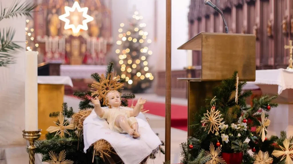 Imagem liturgia natal missa menino jesus manjedoura presepio do artigo Quais as datas litúrgicas mais importantes de Dezembro?