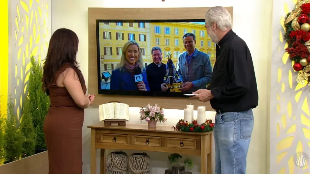 Imagem papa bdm do artigo TV Aparecida se prepara para encontro especial com Papa Leão XIV