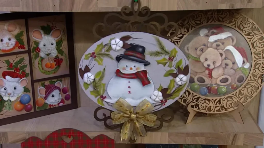 Imagem pintura em mdf boneco de neve faca voce mesmo do artigo Pintura Decorativa "Boneco de Neve" em MDF – Faça Você Mesmo