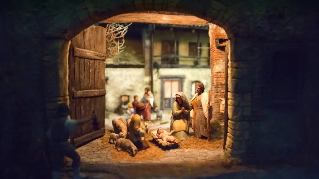 Imagem presepio lapinha natal menino jesus do artigo “Noite Feliz”: um conto de Natal com tradições da roça