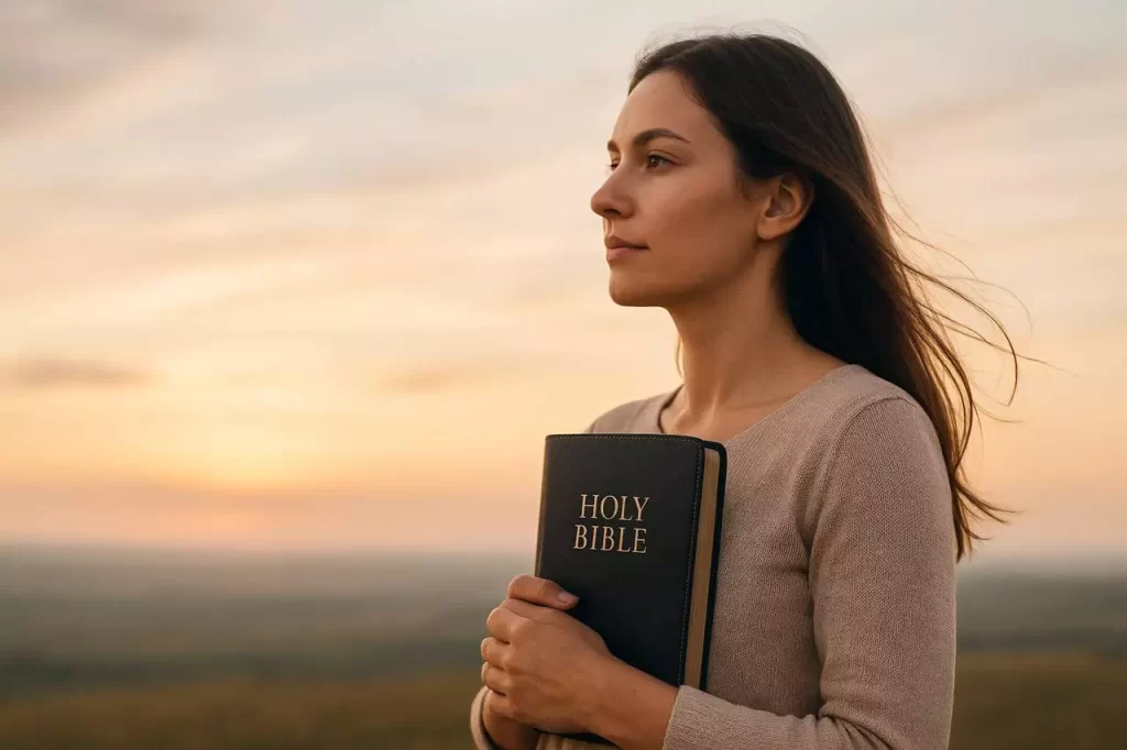 Mulher com esperança (Imagem gerada IA)