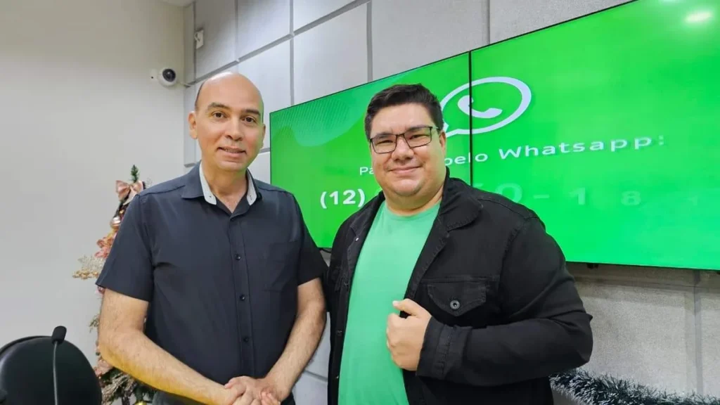 Imagem Pe. Fabio Evaristo no JR do artigo Santuário realiza estudo técnico sobre trânsito em Aparecida