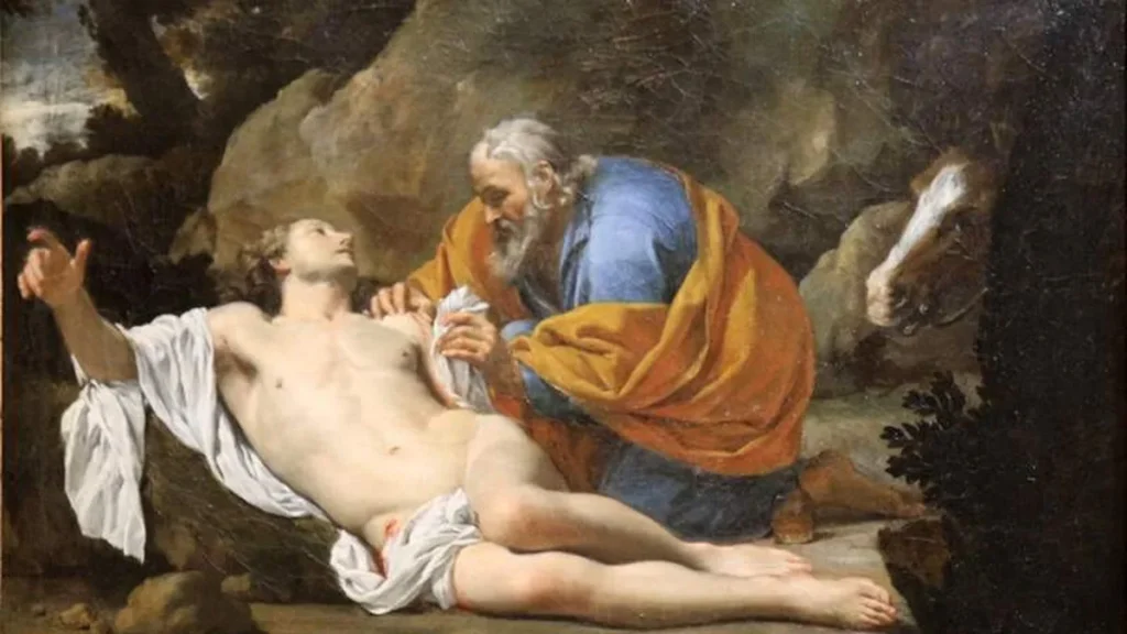 Imagem Pintura do Bom Samaritano do artigo Compadecer-se à semelhança de Jesus