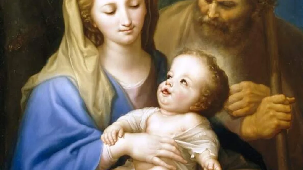 Imagem Representacao da Sagrada Familia do artigo O papel de Maria na Sagrada Família