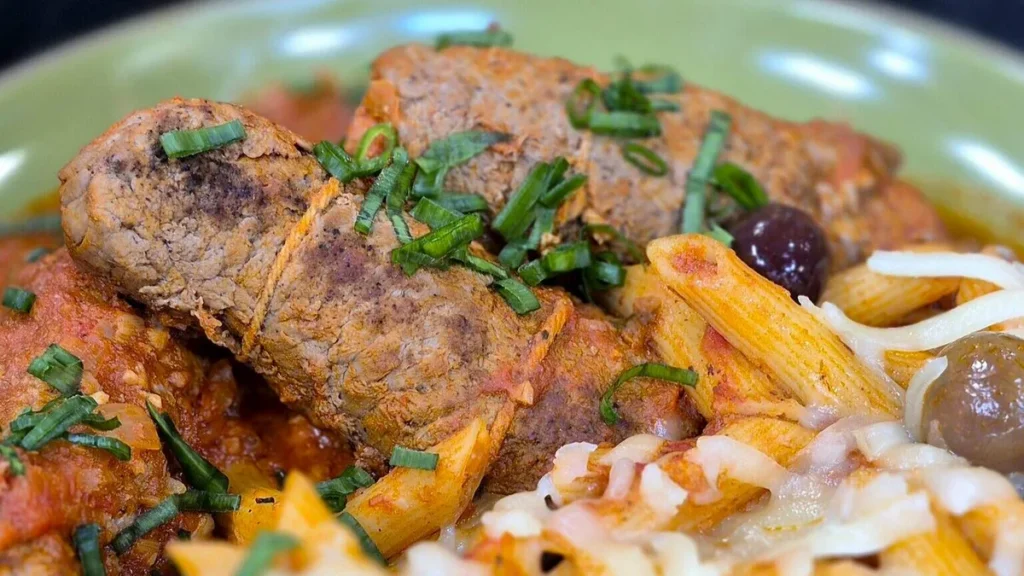 Imagem bife a role recheado sabor de vida do artigo Bife à Rolê - Sabor de Vida
