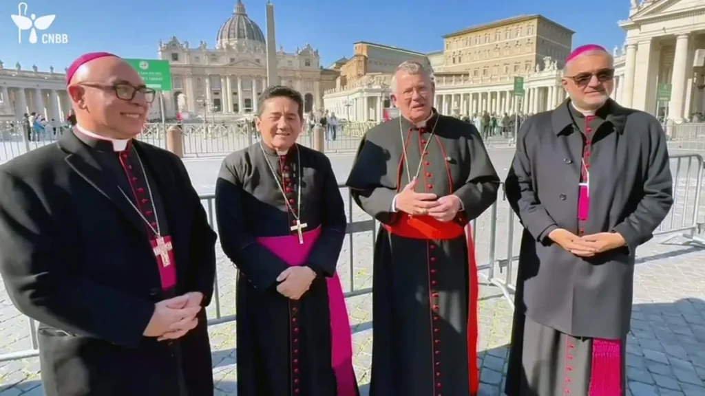 Imagem presidencia da CNBB em Roma em 2025 do artigo Por que a presidência da CNBB visita o Papa e os dicastérios?