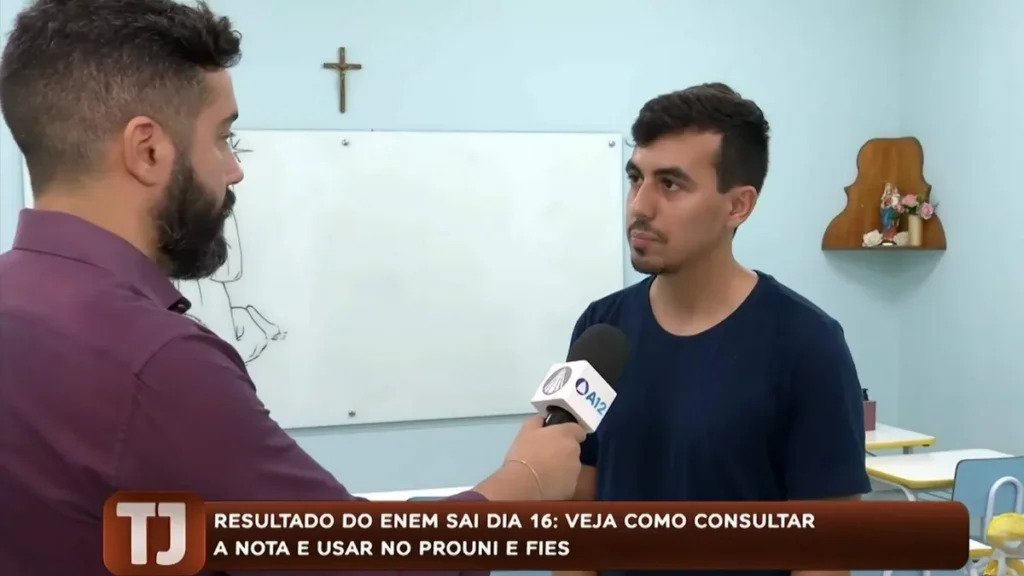 Imagem resultados do enem entrevista tj aparecida do artigo Entenda como acessar e usar a nota do Enem