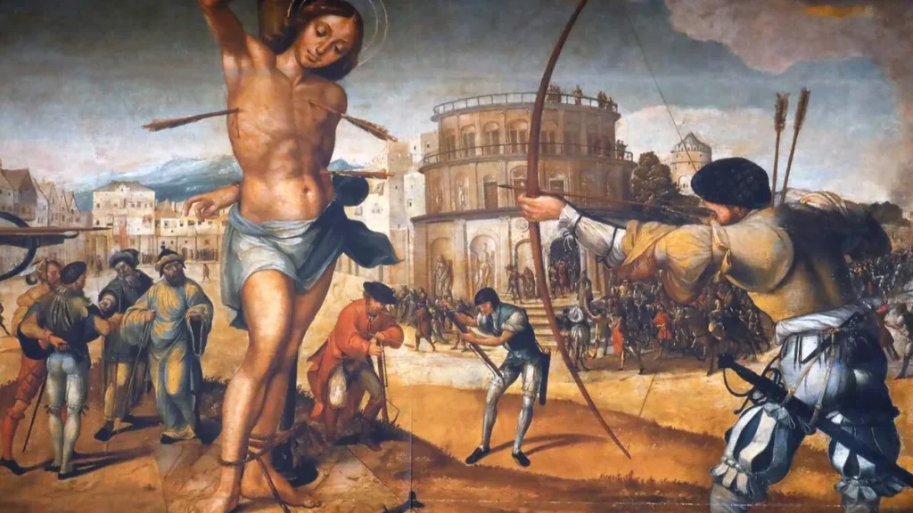 Imagem sao sebastiao do artigo Ladainha em honra a São Sebastião, mártir da fé cristã
