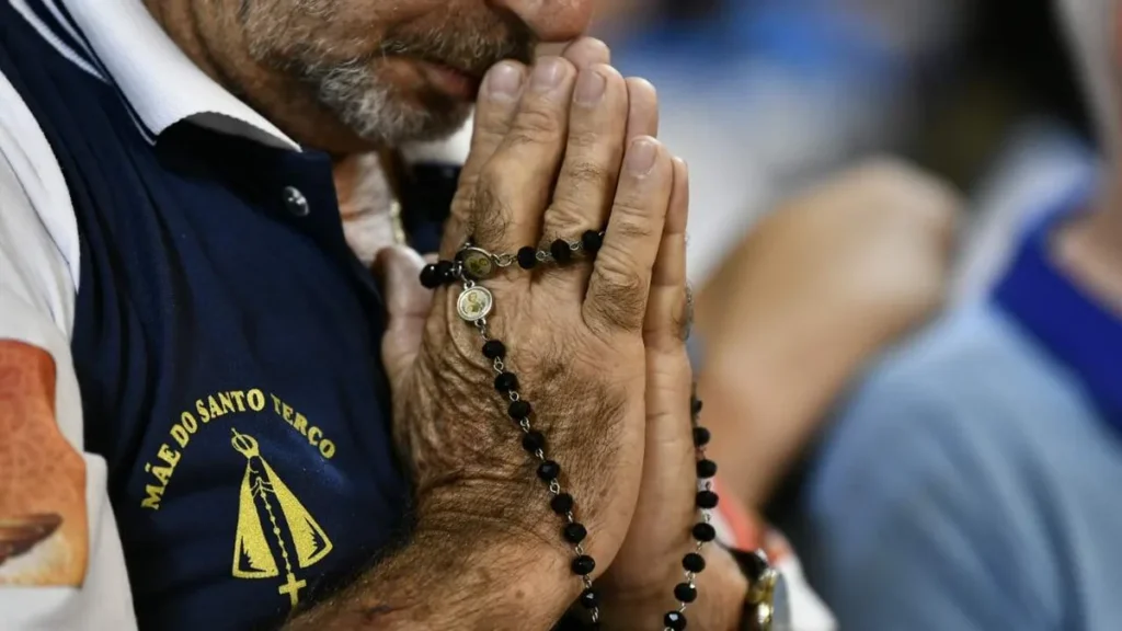 Imagem Missa de Abertura da 17 Romaria Nacional do Terco dos Homens do artigo Saiba a missão do coordenador de grupo do Terço dos Homens