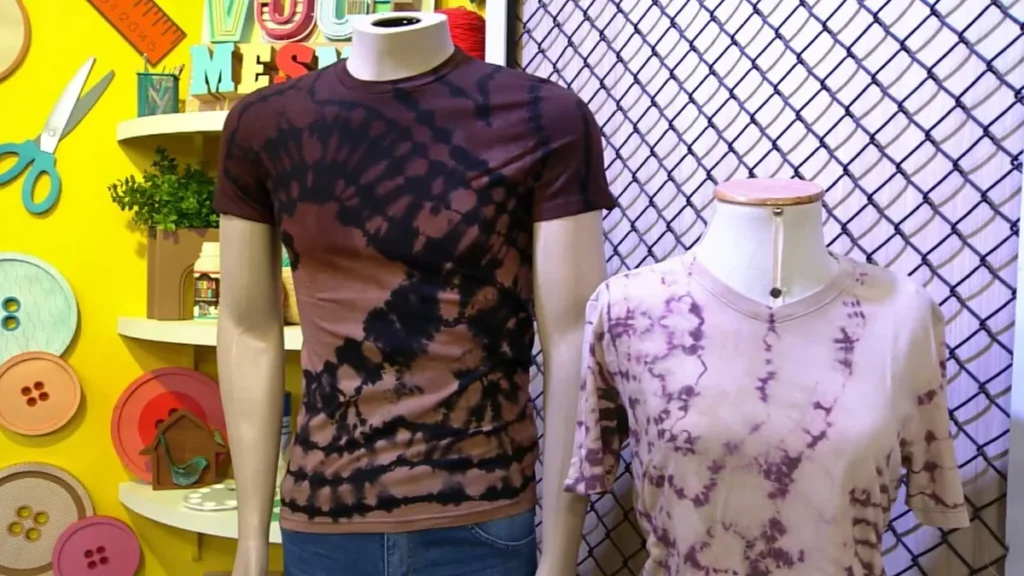 Imagem tie dye invertida faca vc Easy Resize.com do artigo ⁠Camiseta com Tie Dye Reverso - Faça Você Mesmo