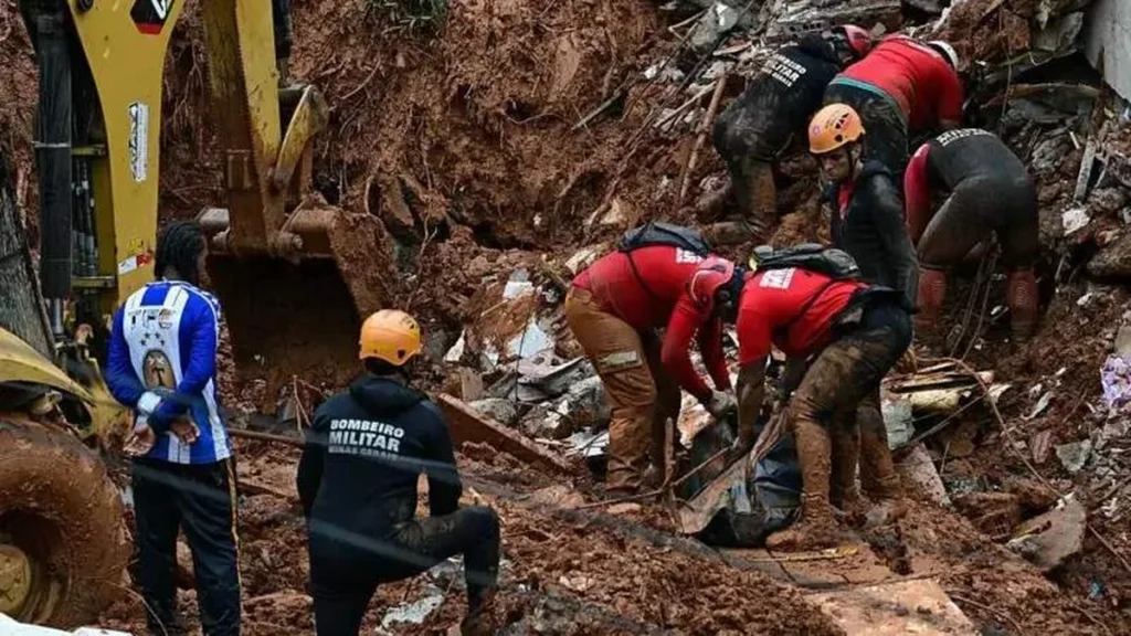 Imagem Tagedia em Juiz de Fora MG do artigo Tragédia em Juiz de Fora: buscas por vítimas continuam