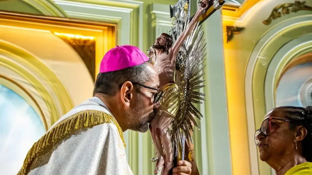Imagem Missa em Bom Jesus da Lapa do artigo Santuário do Bom Jesus da Lapa (BA) inicia novena ao Bom Jesus