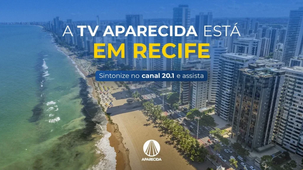 Imagem PLASMA DIVULGACAO RECIFE Easy Resize.com do artigo TV Aparecida amplia sinal e chega a Recife pelo canal 20.1