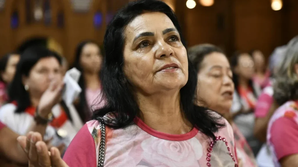 Imagem abertura da 12 romaria nacional do terco das mulheres 2025 do artigo Oração da Mulher do Terço