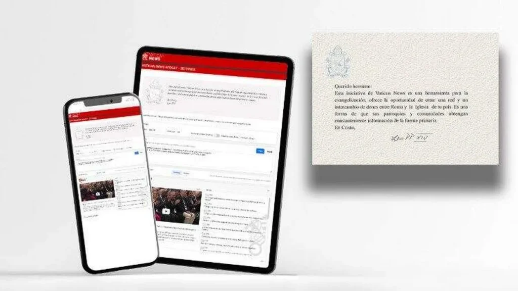 Imagem exemplo da widget nova da vatican news para ser usada nas dioceses catolicas do artigo Vaticano lança ferramenta de vídeos e notícias do Papa