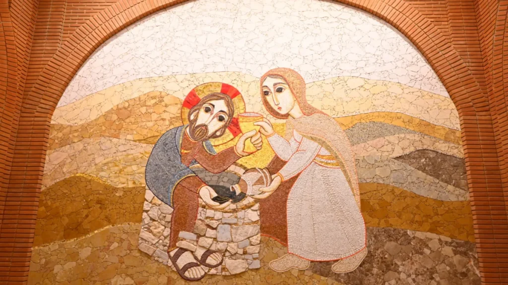Imagem Jesus e a Samaritana do artigo Reflexão para o terceiro domingo da Quaresma
