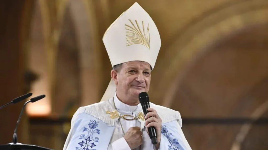 Imagem Dom Mario Antonio da Silva na Novena da Padroeira 2022 do artigo Dom Mário é nomeado novo arcebispo da Arquidiocese de Aparecida