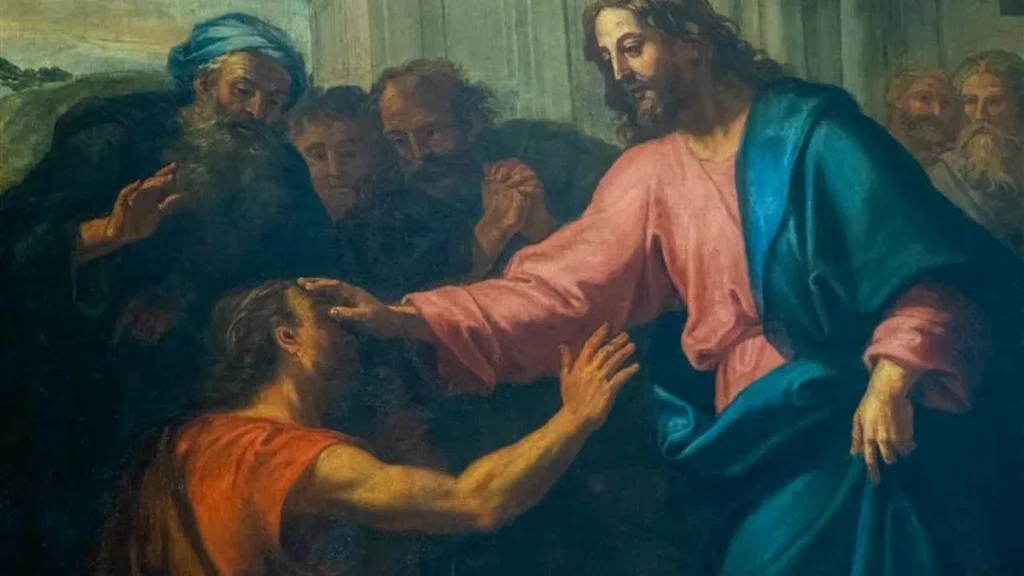 Imagem jesus curando o cego do artigo Domingo com o Senhor: o perigo da cegueira do coração