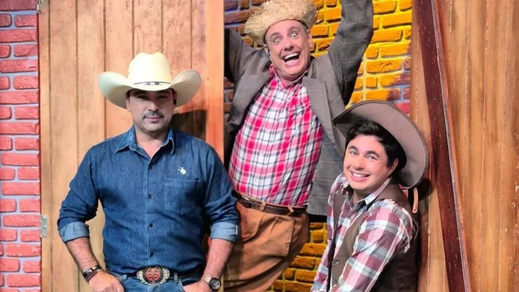 Imagem Trio TDP Loren Ligabo TV Aparecida do artigo Sula Miranda anima o Terra da Padroeira com seus sucessos