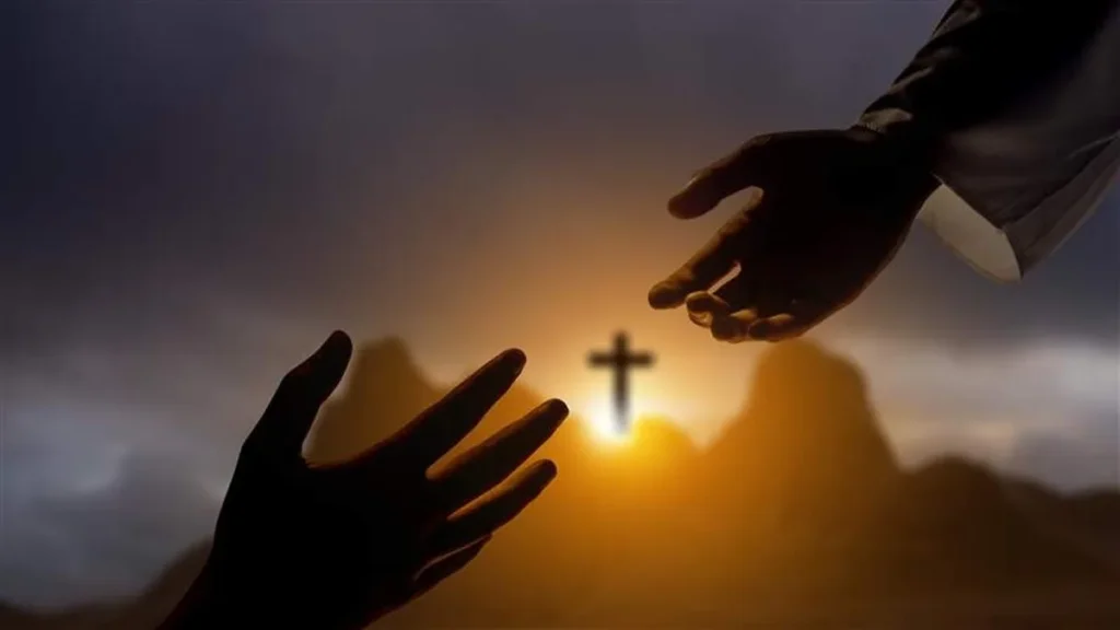 Imagem jesus estende a mao para o homem do artigo Domingo com o Senhor: onde está Deus diante do sofrimento?