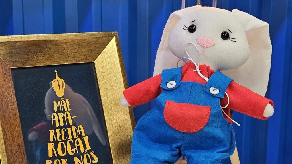 Imagem coelhinha em feltro faca voce mesmo do artigo Coelhinha - Faça Você Mesmo