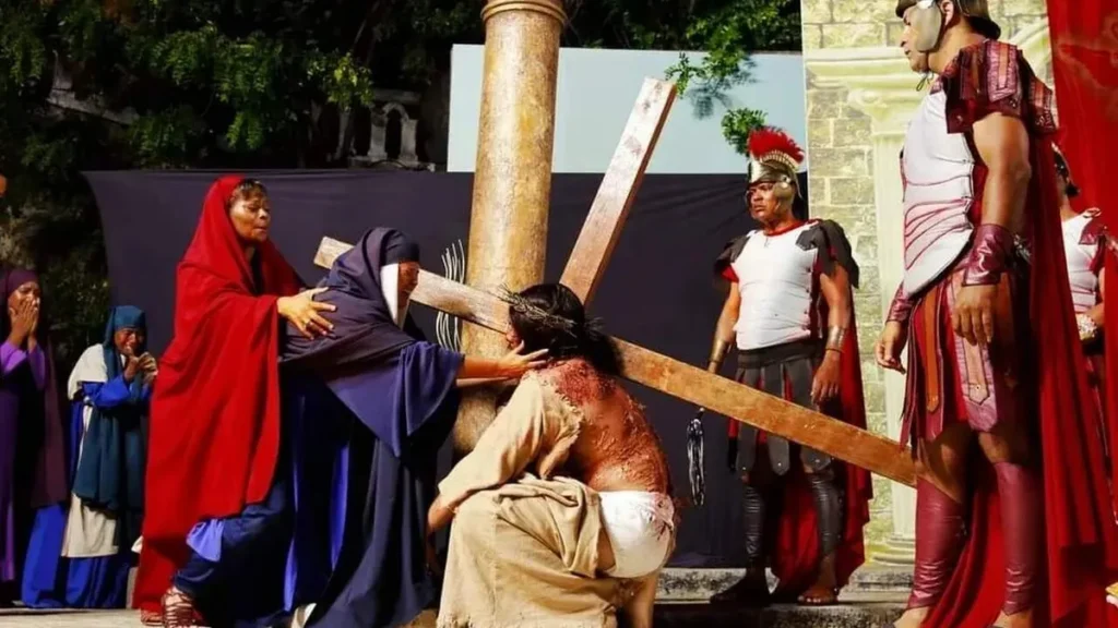 Imagem Encenacao Paixao de Cristo do artigo Santuário do Bom Jesus da Lapa divulga programação da Semana Santa