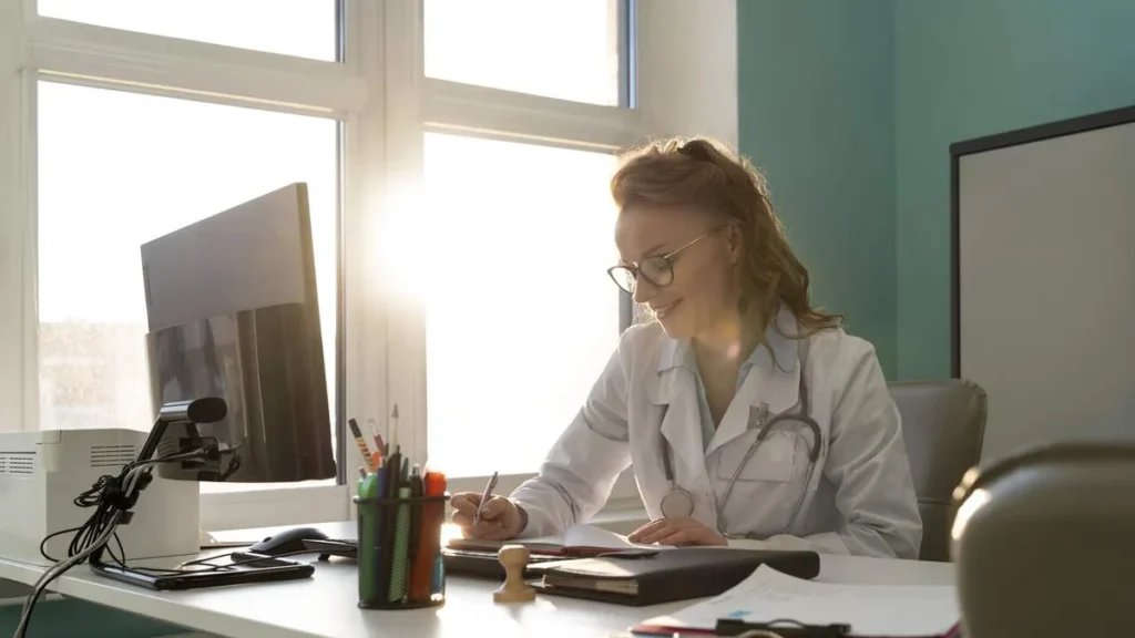 Imagem Medica em sua sala pronta para atendimento do artigo Mulheres na medicina: os desafios invisíveis atrás do jaleco