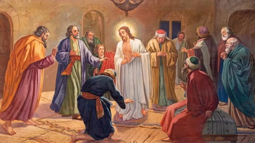 Imagem jesus ressuscitado com os discipulos do artigo Domingo com o Senhor: a vitória do amor sobre a morte