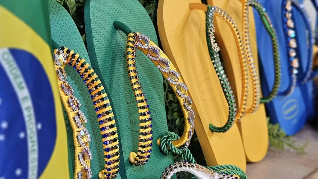 Imagem chinelo para a copa faca voce mesmo do artigo Chinelo da Copa - Faça Você Mesmo