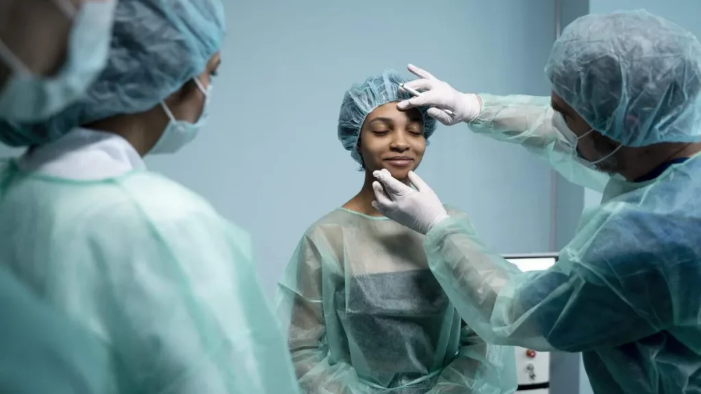 Imagem Medico em consulta para cirurgia reparadora do artigo Cirurgias reparadoras: muito além da aparência