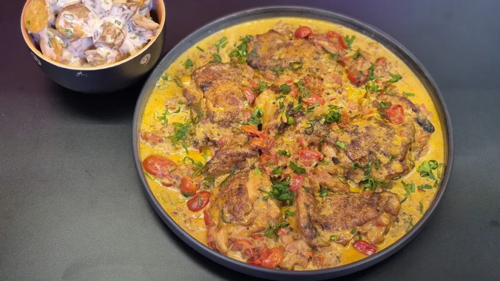 Imagem sobrecoxa de frango com molho de tomate sabor do artigo Sobrecoxa com Molho de Tomate Cereja - Sabor de Vida