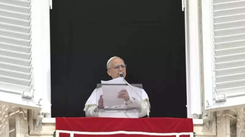 Imagem papa no regina de coeli de 14 de abril de 2026 do artigo Regina Caeli: viver a fé no encontro com o Ressuscitado